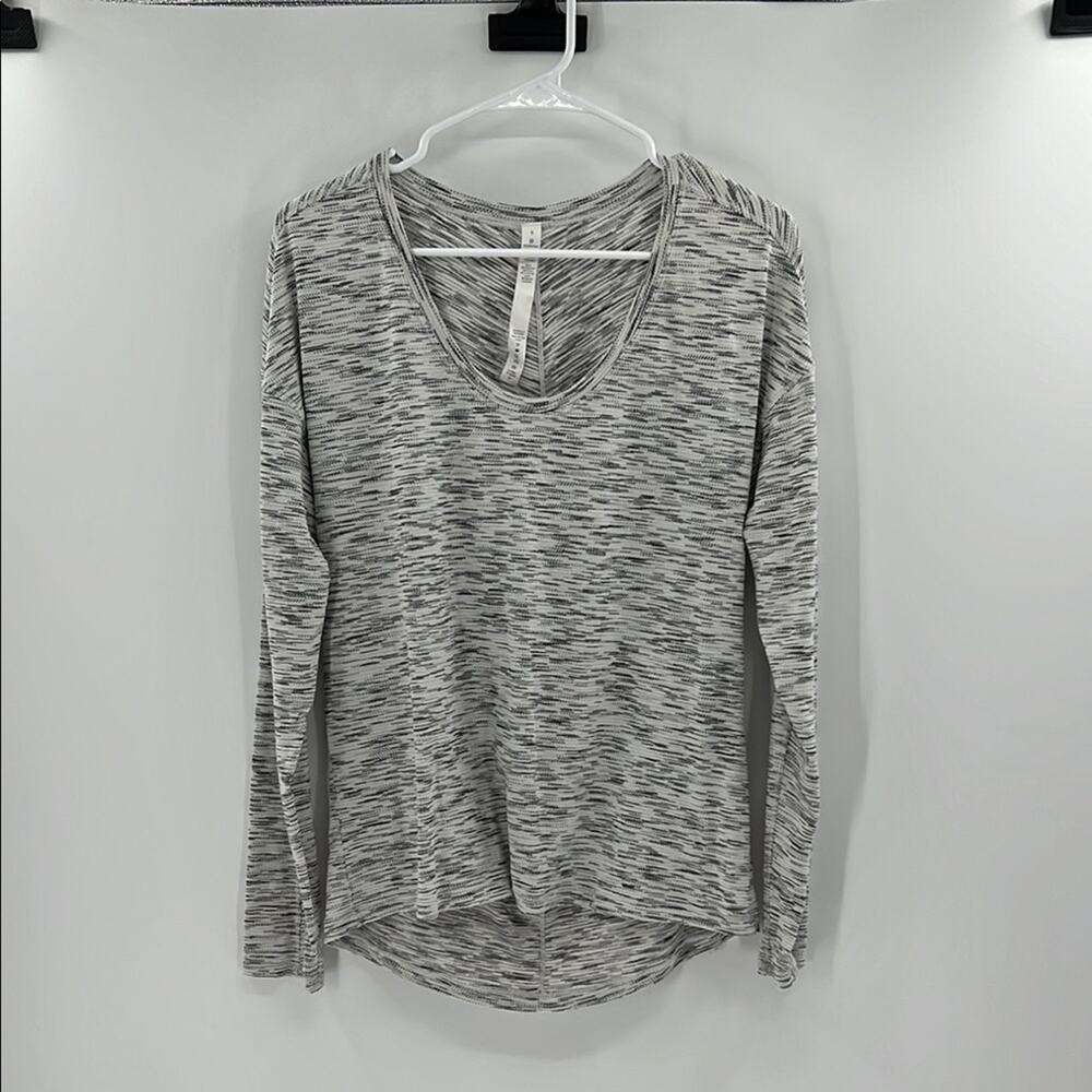 Lululemon Women's Meant to Move Long Sleeve - Tiger Space - 8